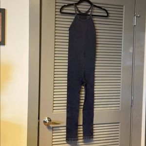 Free people black happiness runs onesie, like new!